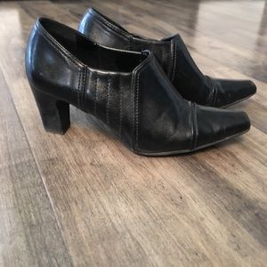 Franco Sarto black ankle boots